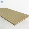 GO-W089 Diseño de olas Textura de tablones de madera Decoración de pared de panel de pared de alta calidad